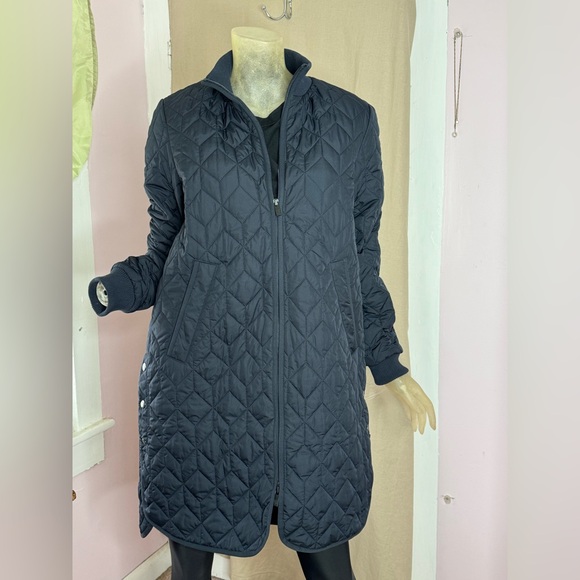 •NEW•ILSE JACOBSEN HORNBAEK Long Quilted Jacket - Picture 3 of 14